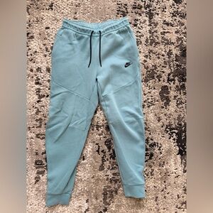 Nike Tech Fleece Jogger Sweatpants Blue Green Size S